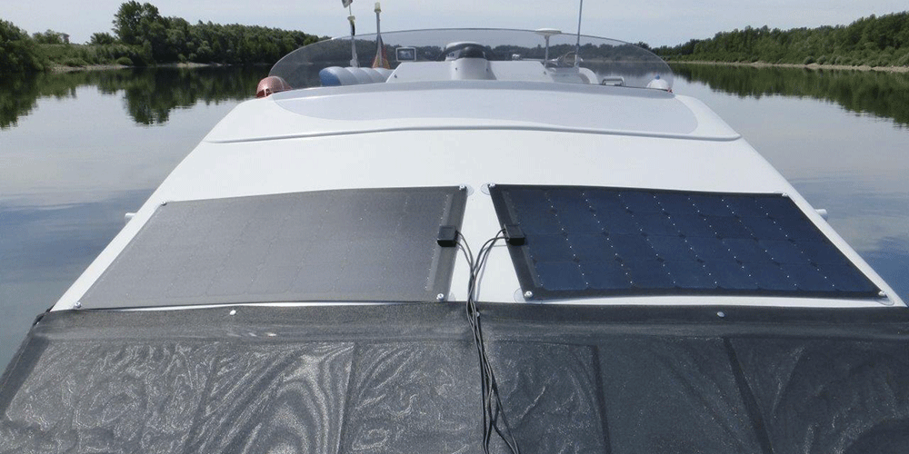 100W-12V-Fiberglass-Black-Flexible-Solar-Panel