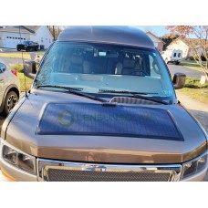 Chevy/Chevrolet Express Van LensunSolar 75W 12V Hood Solar Panel