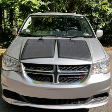 Dodge Grand Caravan 4th Gen (2008-2020) LensunSolar 100W(2x50) Hood Solar Panel