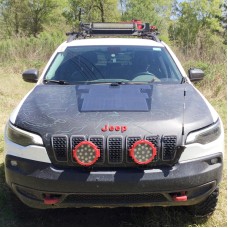Jeep Cherokee KL (2014-2022) Lensun 75W 12V Hood/Bonnet Solar Panel Charge for Battery
