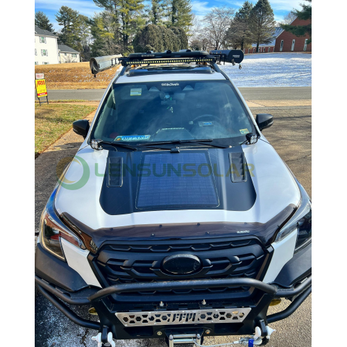 Subaru Forester 5th Gen (2019-Present) Lensun 60W Hood Solar Panel