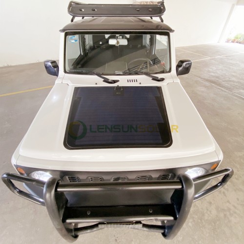 Suzuki Jimny 4th Gen(2018-present) LensunSolar 75W Car Hood/Bonnet Solar Panel