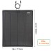 LENSUN 100W 12V ETFE Flexible Solar Panel,  Lastest PERC 9BB 23.5% Mono Solar cells, for Campers, RVs, Boats,Camping, Tent