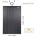 LensunSolar 150W 12V Flexible Solar Panel, Latest Technology PERC 9BB Solar Cells