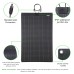 LensunSolar 150W 12V Flexible Solar Panel, Latest Technology PERC 9BB Solar Cells