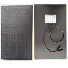 30W 12V Flexible Solar Panel, Cable on the back side