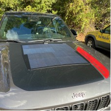 Jeep Grand Cherokee WL (2021-Present) Lensun 85W Hood Solar Panel