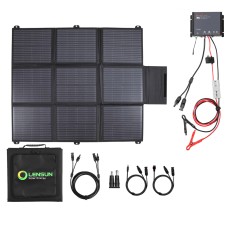 Lensun 200W Solar Blanket Kit with Waterproof MPPT  Controller and  5m/16ft Cable, Ready to Charge 12V Battery and Solar Generator