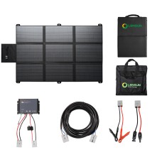 Lensun 300W Solar Blanket Complete Kit Ready to Charge Battery and Solar Generator, with Waterproof MPPT Regulator and cables