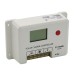 Lensun 10A Solar Panel Charge Regulator Controller with LCD Display and Dual USB Port, with Battery Clips & Standard Connector