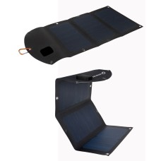 Best Waterproof Solar Phone charger Lensun ETFE Laminated 21W Folding Solar Charger, Portable foldable for iPhone,iPads,Power Bank, and Other 5V USB-Charged Devices