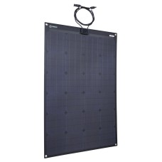 Lensun® 100W 12V ETFE Black Flexible Solar Panel with Fiberglass Back Sheet is Stronger than the Cheap White PET backsheet