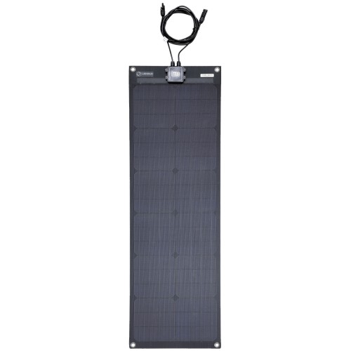 Lensun® 55W Black ETFE Flexible Solar Panel for RV, Camper, Yahcts, Boats